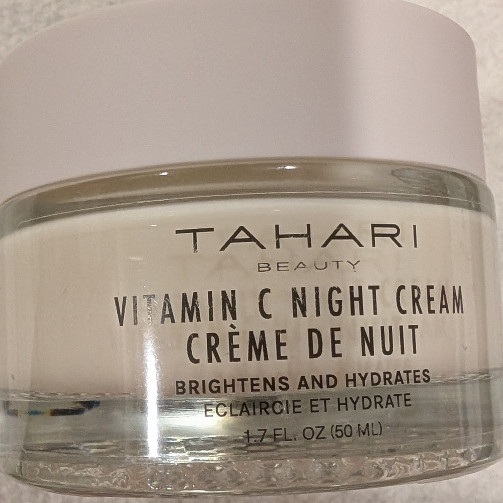 Tahari Beauty Vitamin C Night Cream New Glow Hydrating 1.7 oz